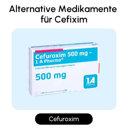 Alternative Medikamente für Cefixim