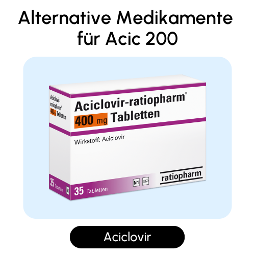 Alternative Medikamente für Acic 200
