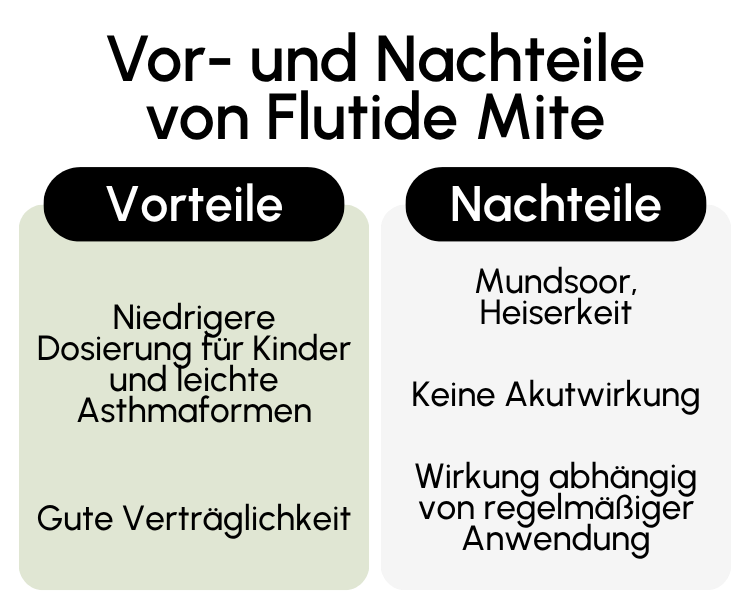 Vor- und Nachteile von Flutide Mite
