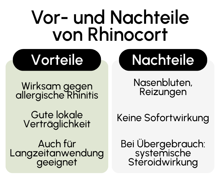 Vor- und Nachteile von Rhinocort