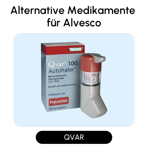 Alternative Medikamente für Alvesco