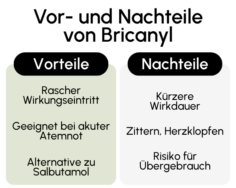 Vor- und Nachteile von Bricanyl