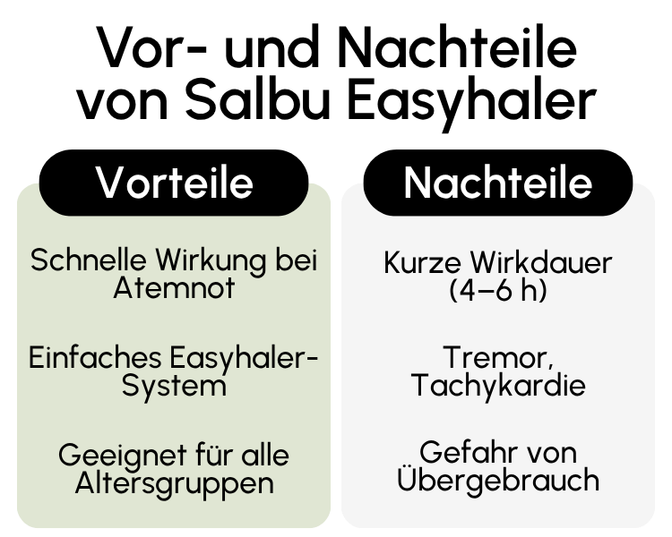 Vor- und Nachteile von Salbu Easyhaler