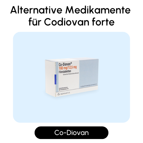 Alternative Medikamente für Codiovan forte