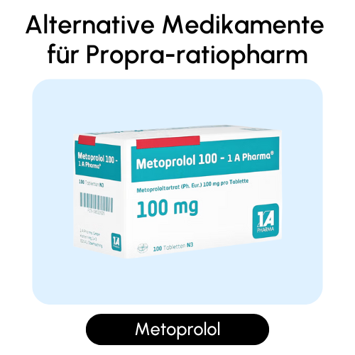 Alternative Medikamente für Propra-ratiopharm