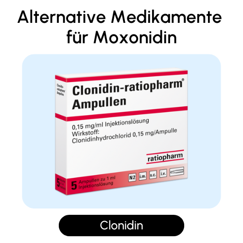 Alternative Medikamente für Moxonidin