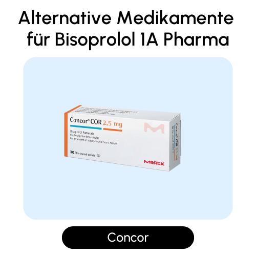 Alternative Medikamente für Bisoprolol 1A Pharma
