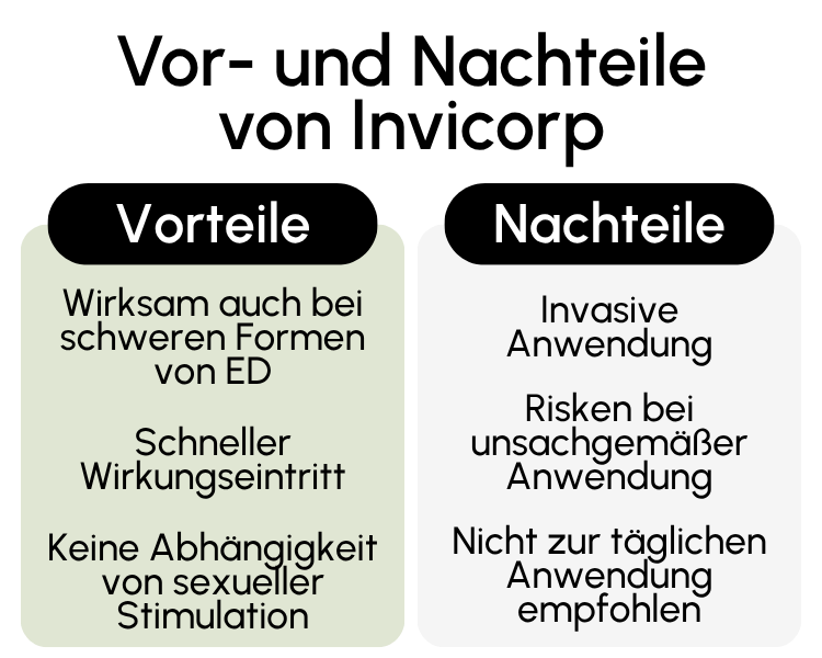 Vor- und Nachteile von Invicorp