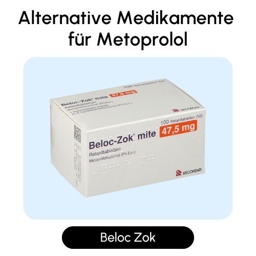 Alternative Medikamente für Metoprolol