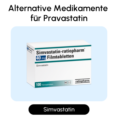 Alternative Medikamente für Pravastatin