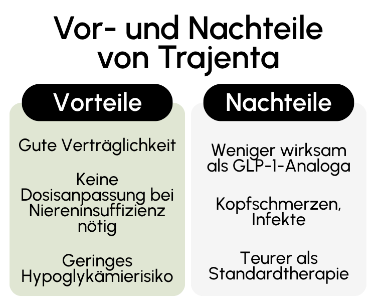 Vor- und Nachteile von Trajenta