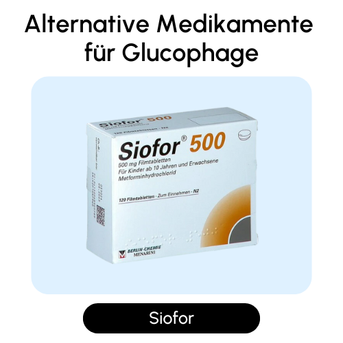 Alternative Medikamente für Glucophage