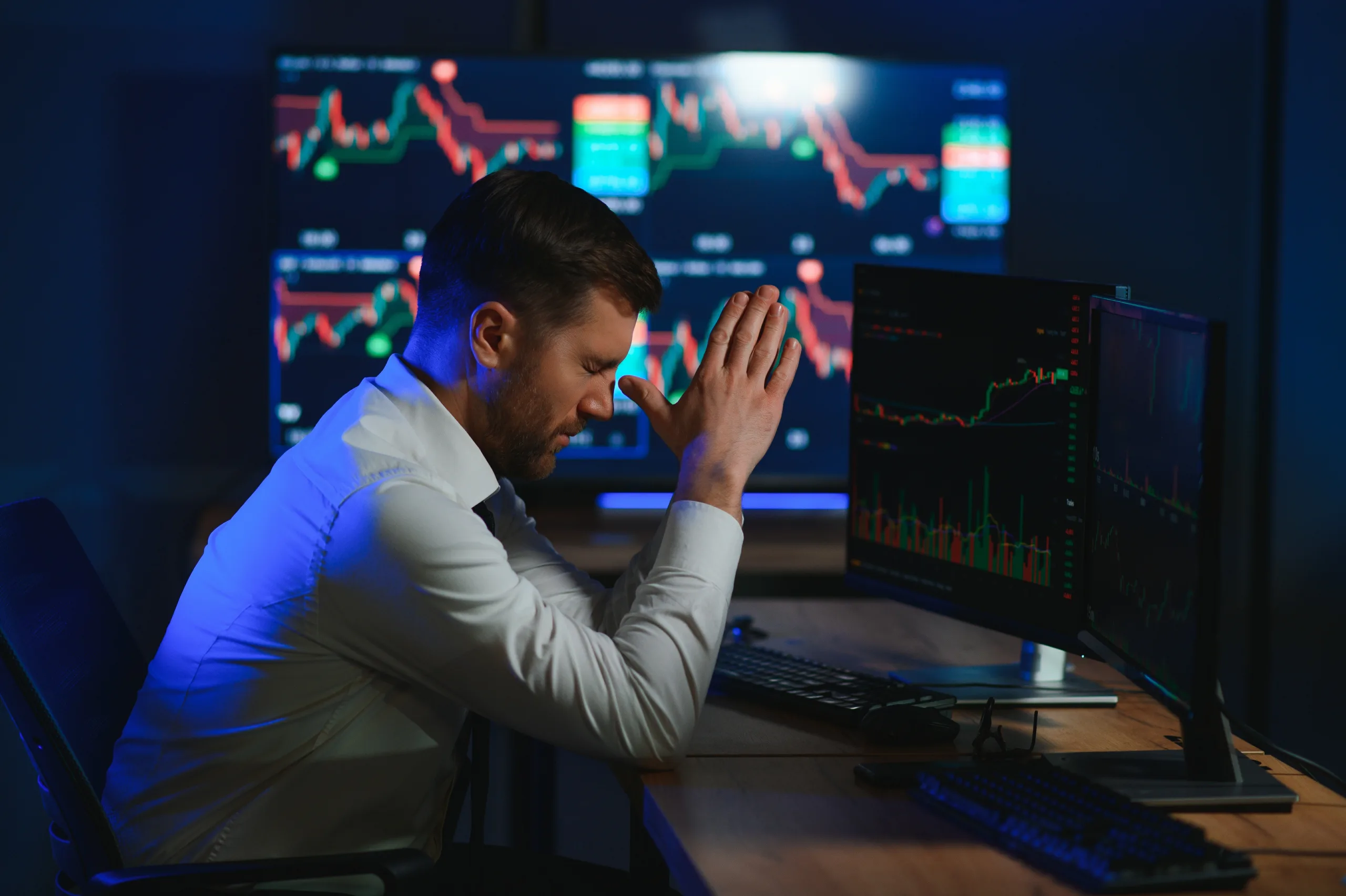 man looking sad - Automated Futures Trading