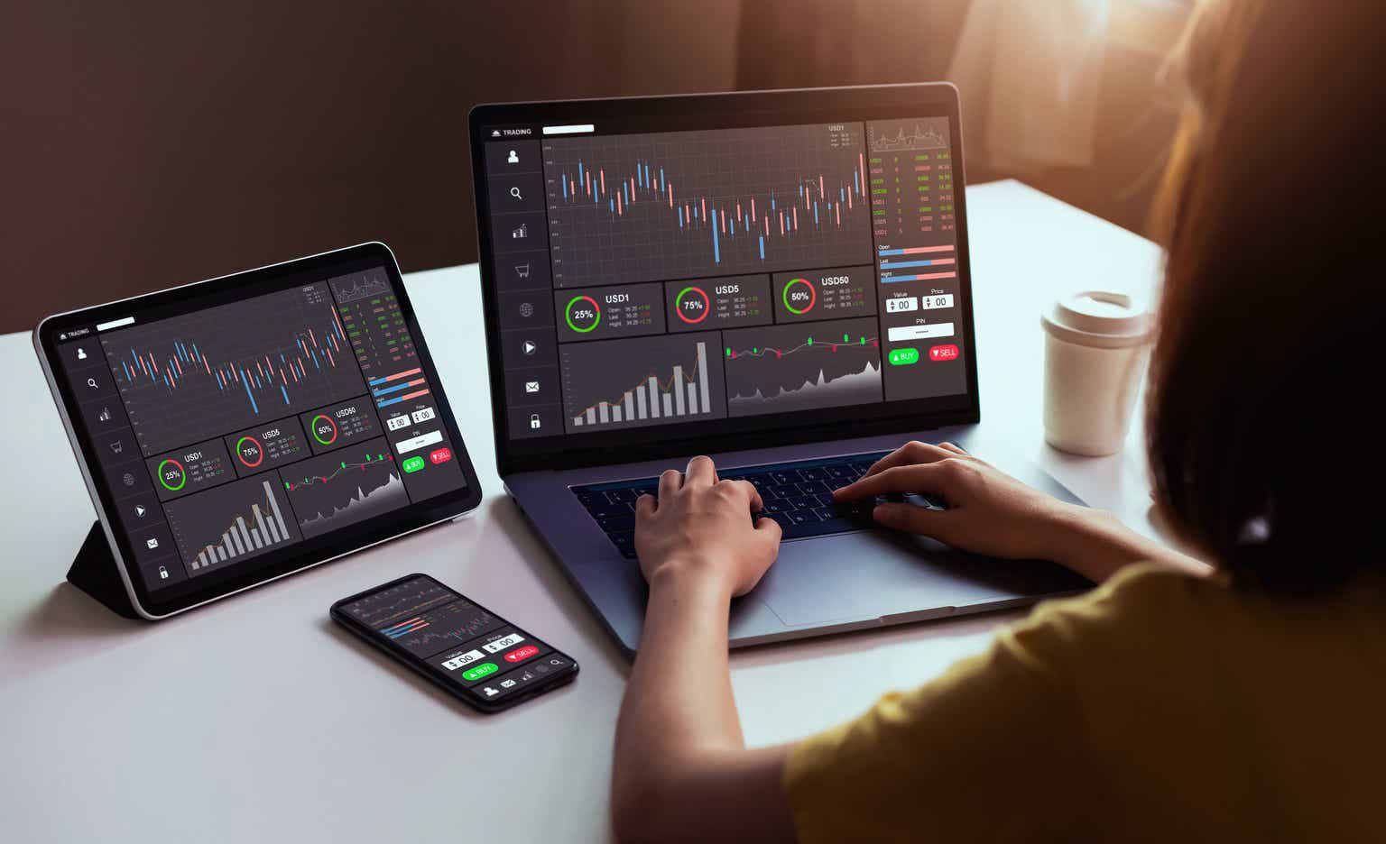 woman trading - Can You Trade Futures On TradingView