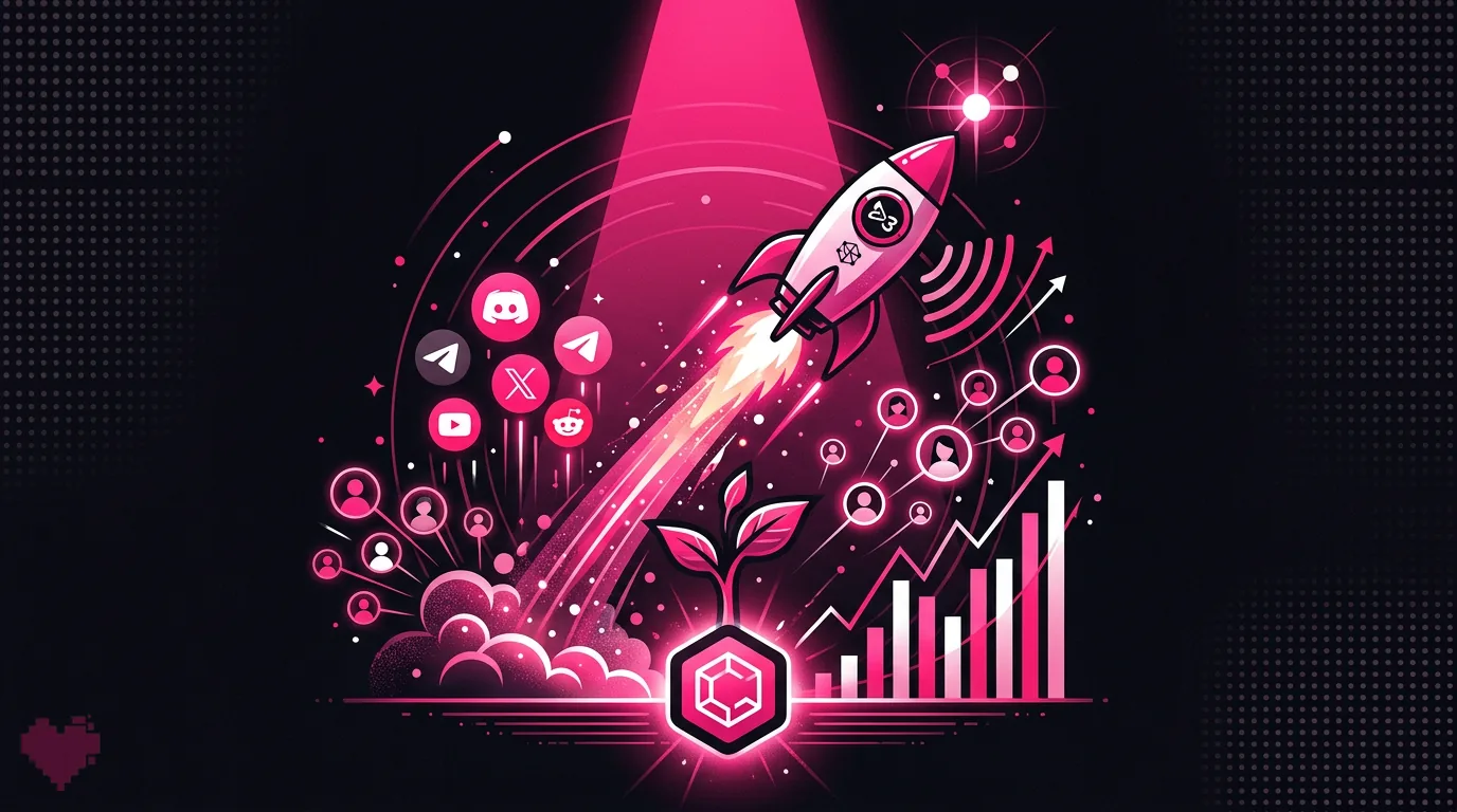 Crypto marketing agency for startups helping early-stage blockchain projects grow