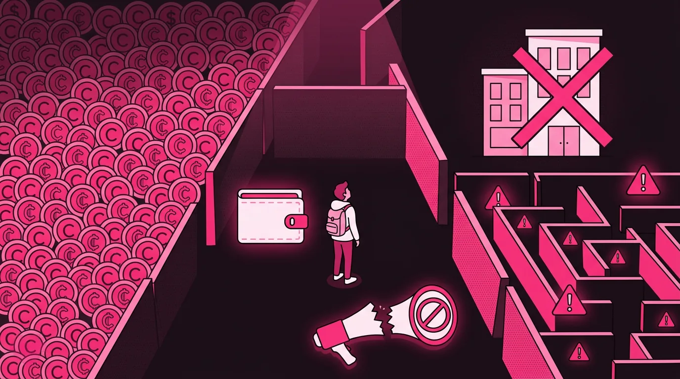 Startup crypto marketing dashboard showing growth metrics and campaign performance