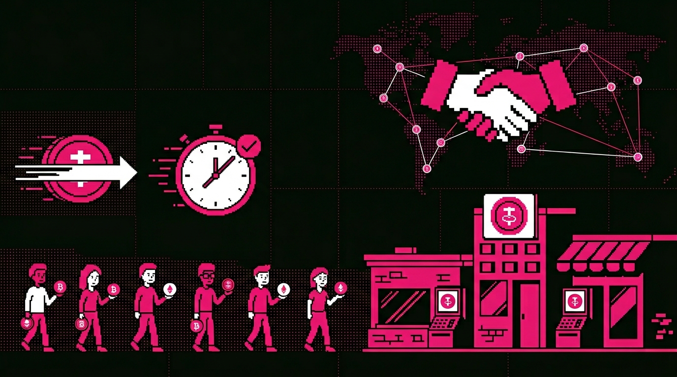 Stablecoin marketing team building payment token adoption campaigns and merchant partnerships