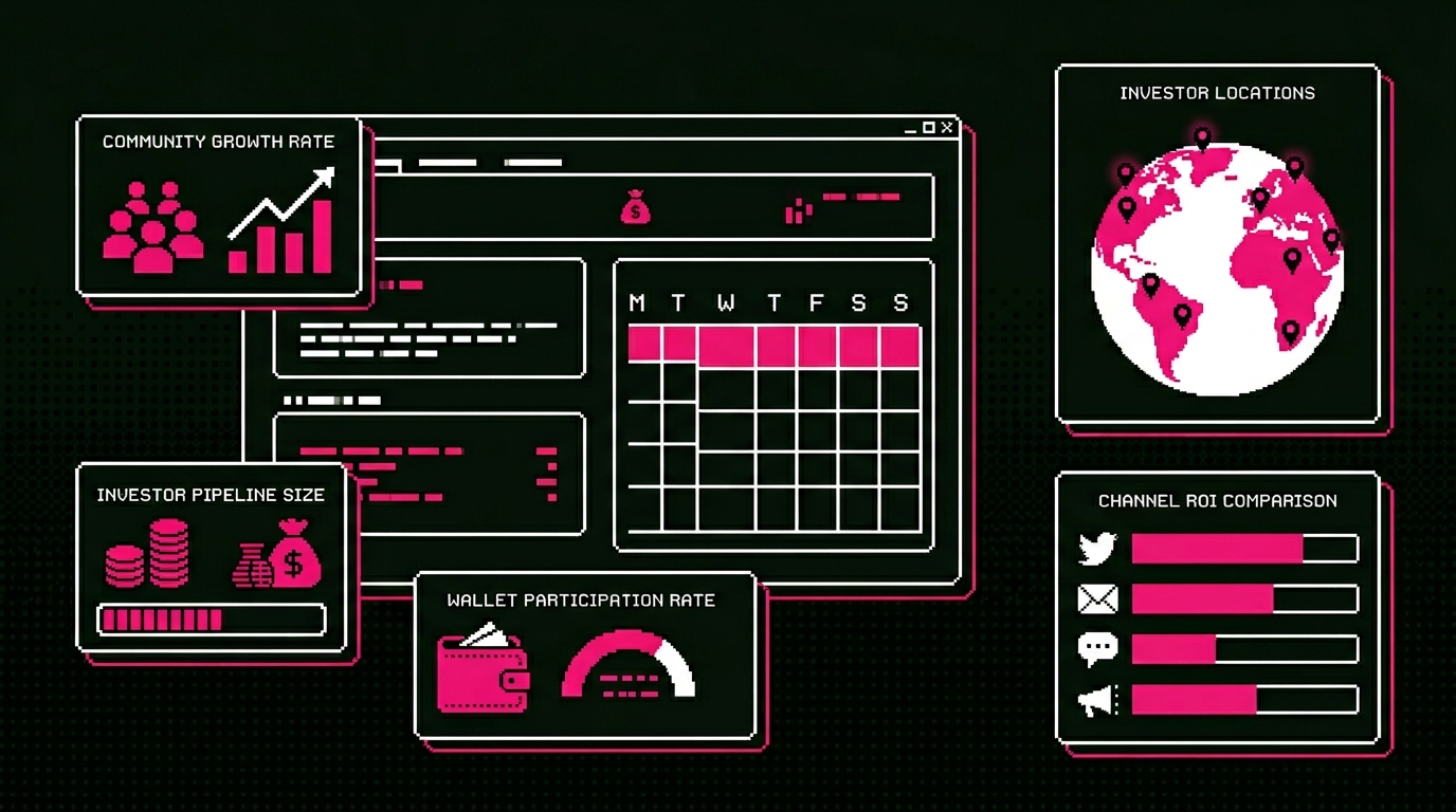 Institutional blockchain marketing results showing enterprise client acquisition and TradFi transition pipeline growth