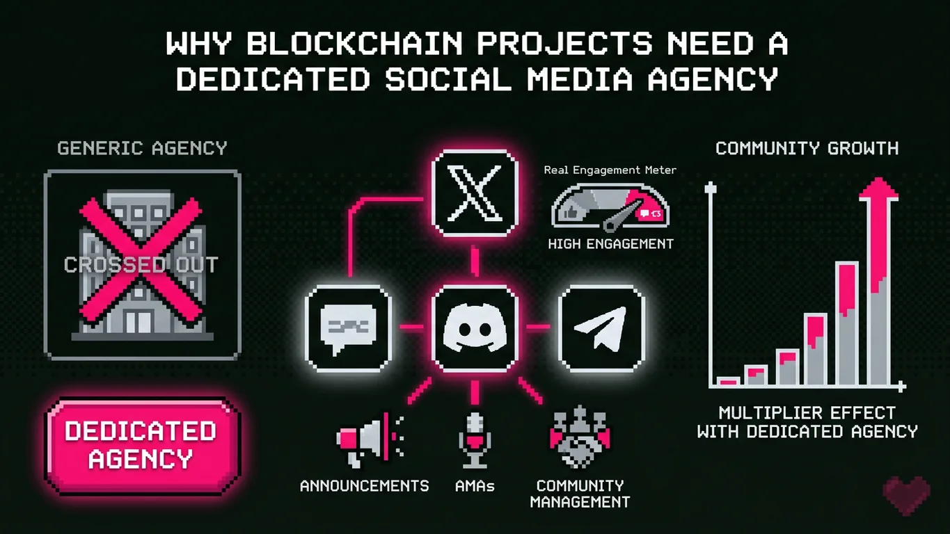 Why Every Blockchain Project Needs a Dedicated Social Media Marketing Agency