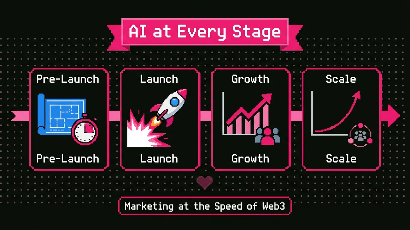 Marketing stages for Web3 projects
