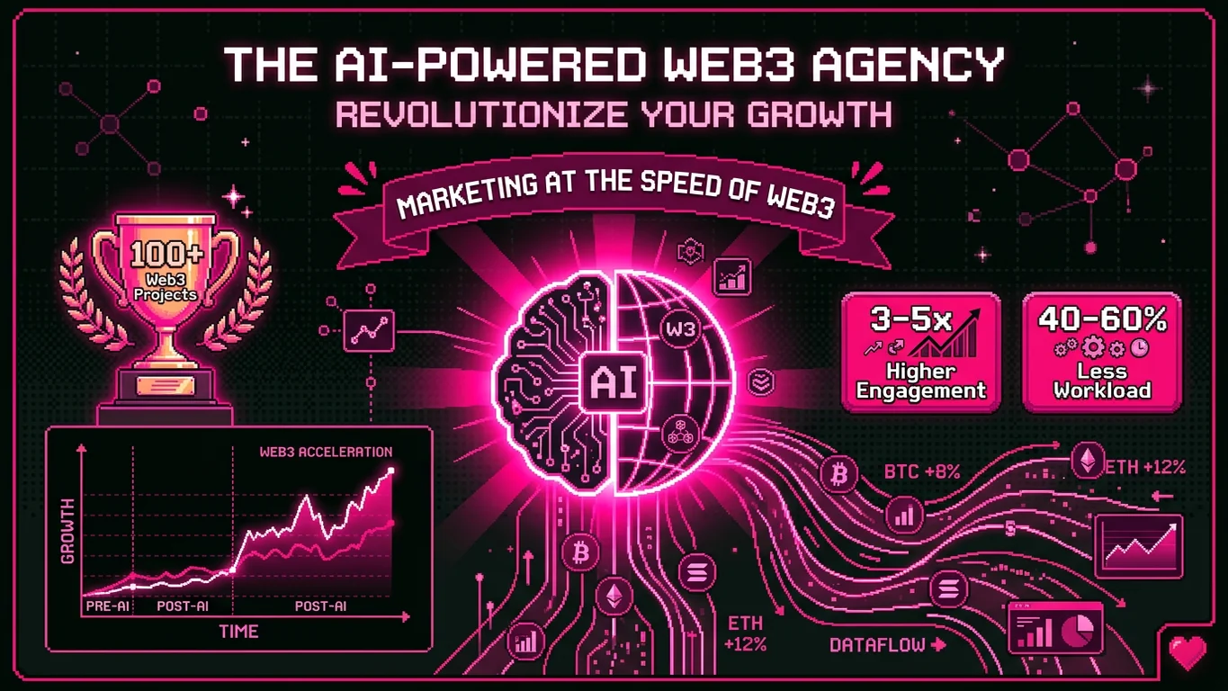 AI Web3 marketing agency for blockchain projects