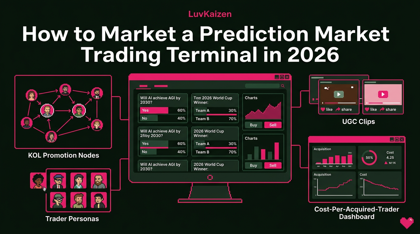 How to Market a Prediction Market Trading Terminal: The Complete 2026 Playbook