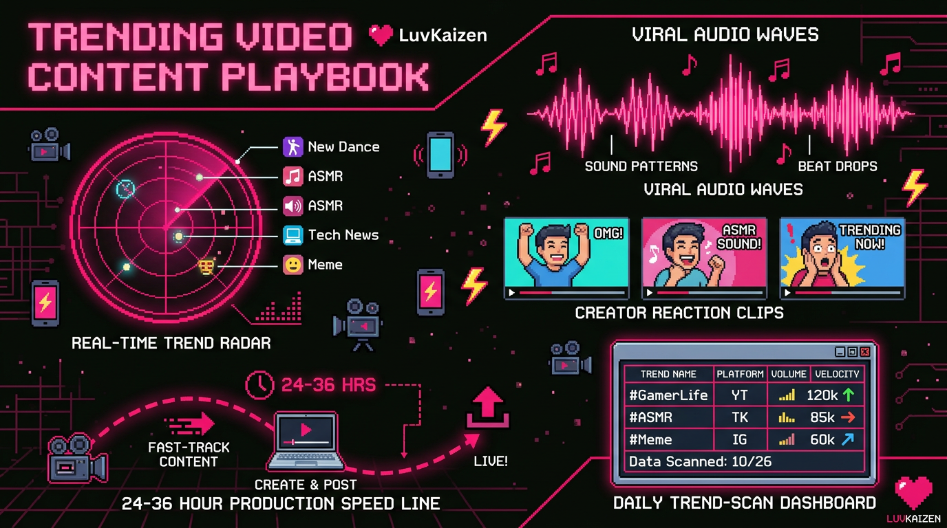 Trending Video Content Playbook: How to Ride Crypto Trends Before They Die