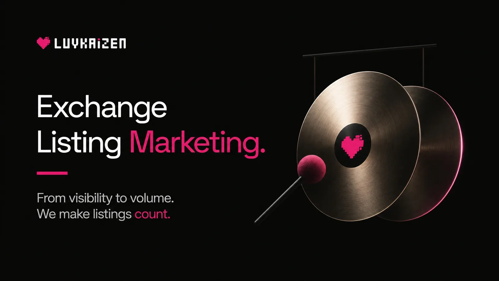 Exchange listing marketing — CEX and DEX launch trading volume drive