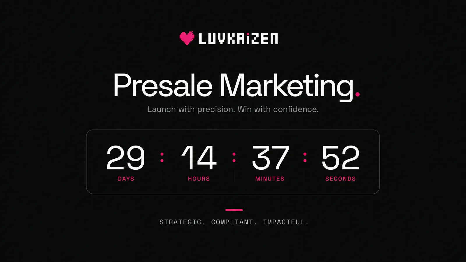 Crypto presale marketing — whitelist campaigns and FOMO countdown execution