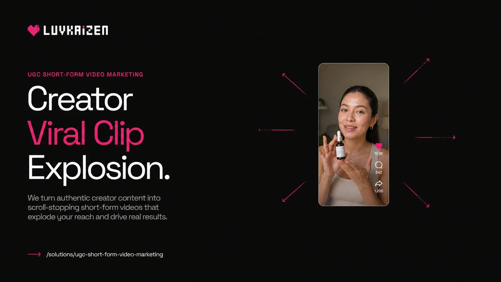 UGC short-form video marketing for crypto projects and token launches