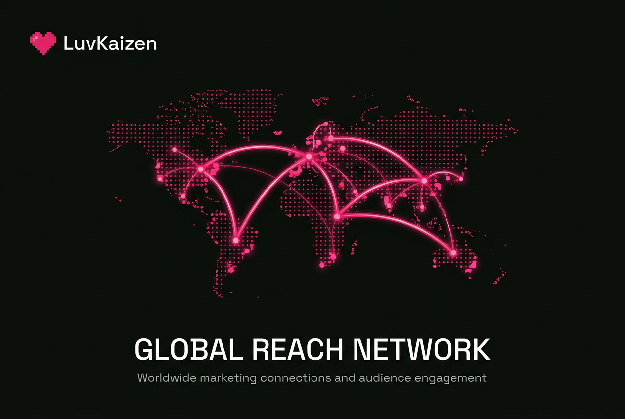 LuvKaizen blockchain marketing agency first section image