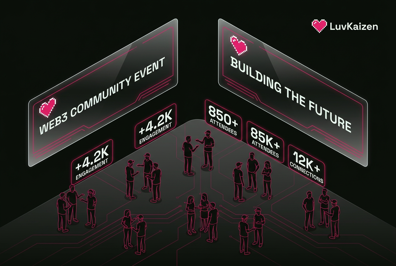 LuvKaizen blockchain promotion second section image
