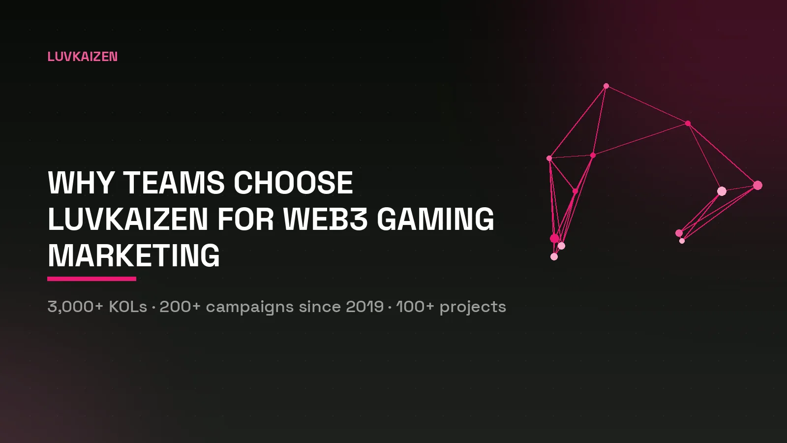 Why studios pick LuvKaizen for web3 gaming
