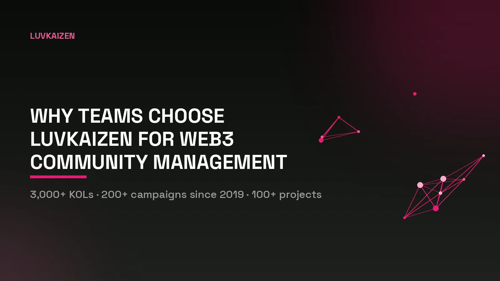 Why teams hand their community to LuvKaizen