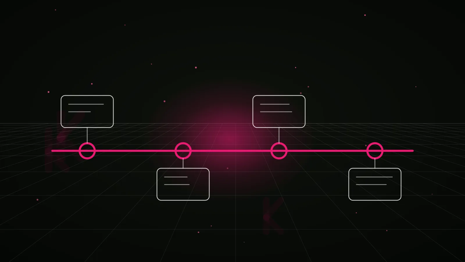 youtube influencer marketing: process timeline illustration