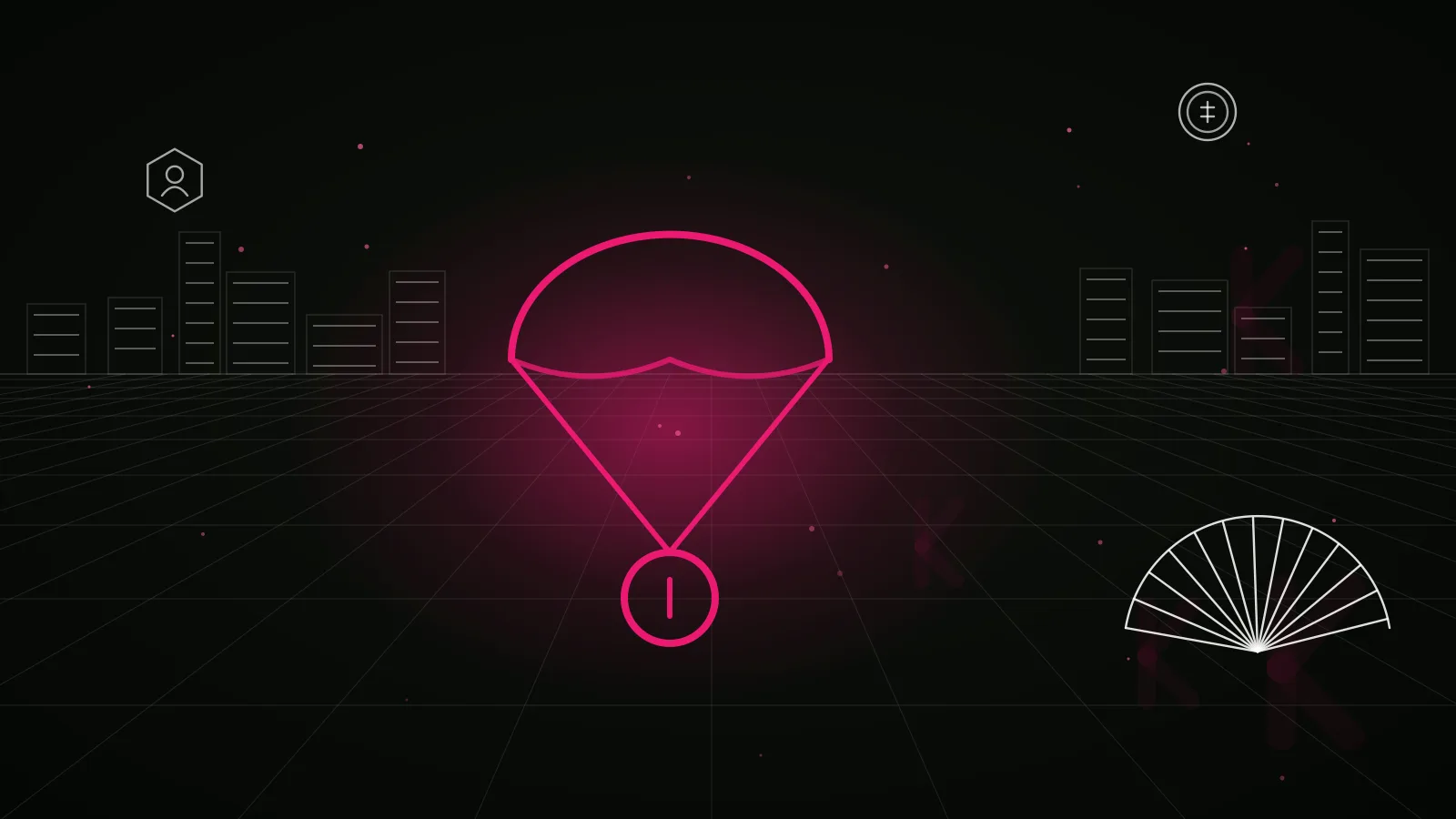 crypto airdrop marketing agency: LuvKaizen branded hero illustration