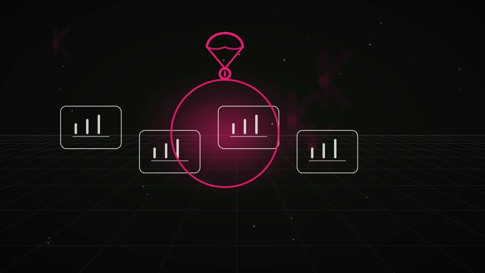 crypto airdrop marketing agency: why-us stat panel illustration
