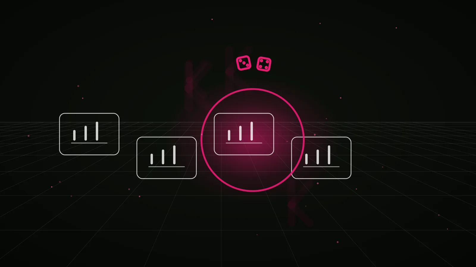 crypto casino marketing agency: why-us stat panel illustration
