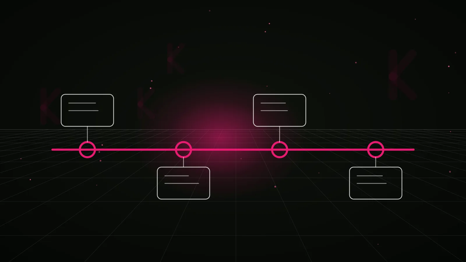 crypto casino marketing agency: process timeline illustration