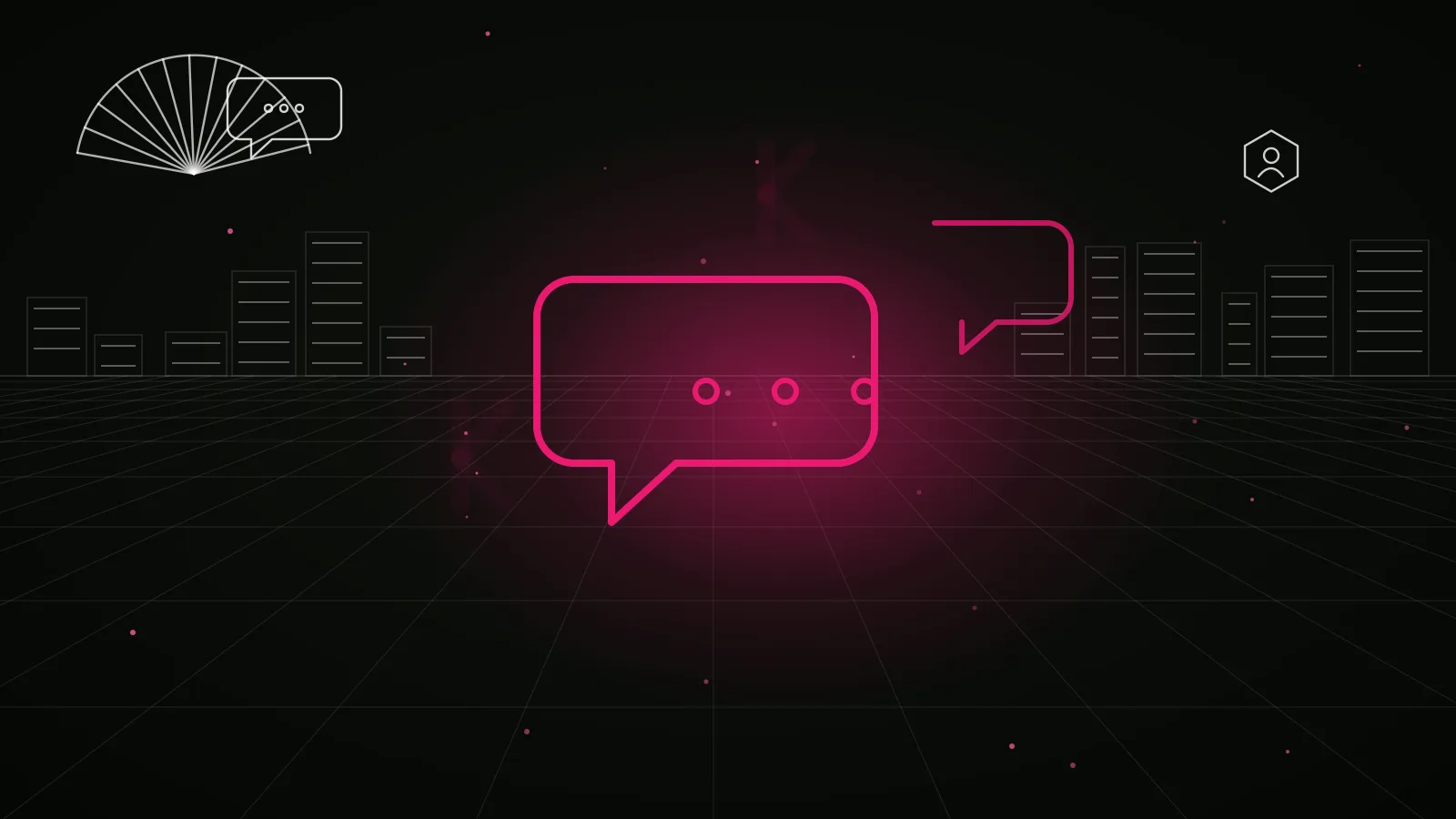 crypto discord marketing agency: LuvKaizen branded hero illustration
