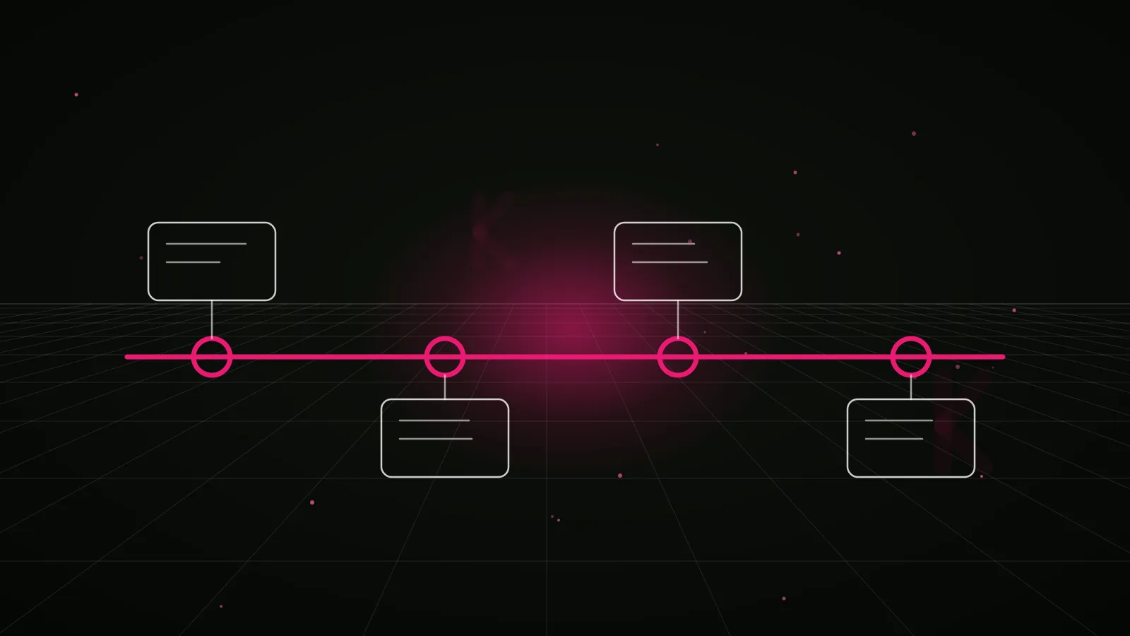 crypto discord marketing agency: process timeline illustration