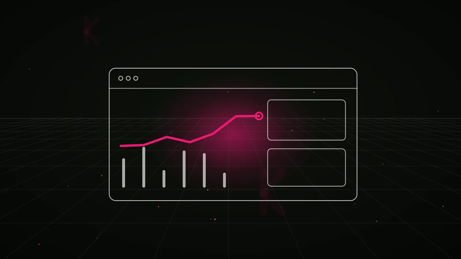 crypto influencer marketing agency: results dashboard illustration