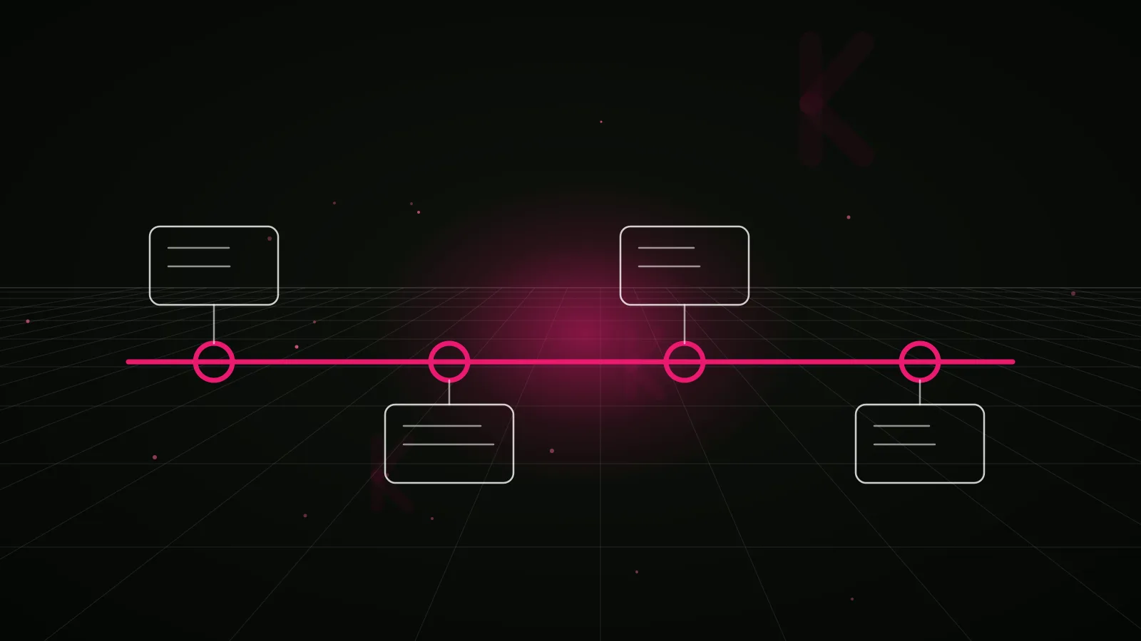 crypto launchpad marketing agency: process timeline illustration