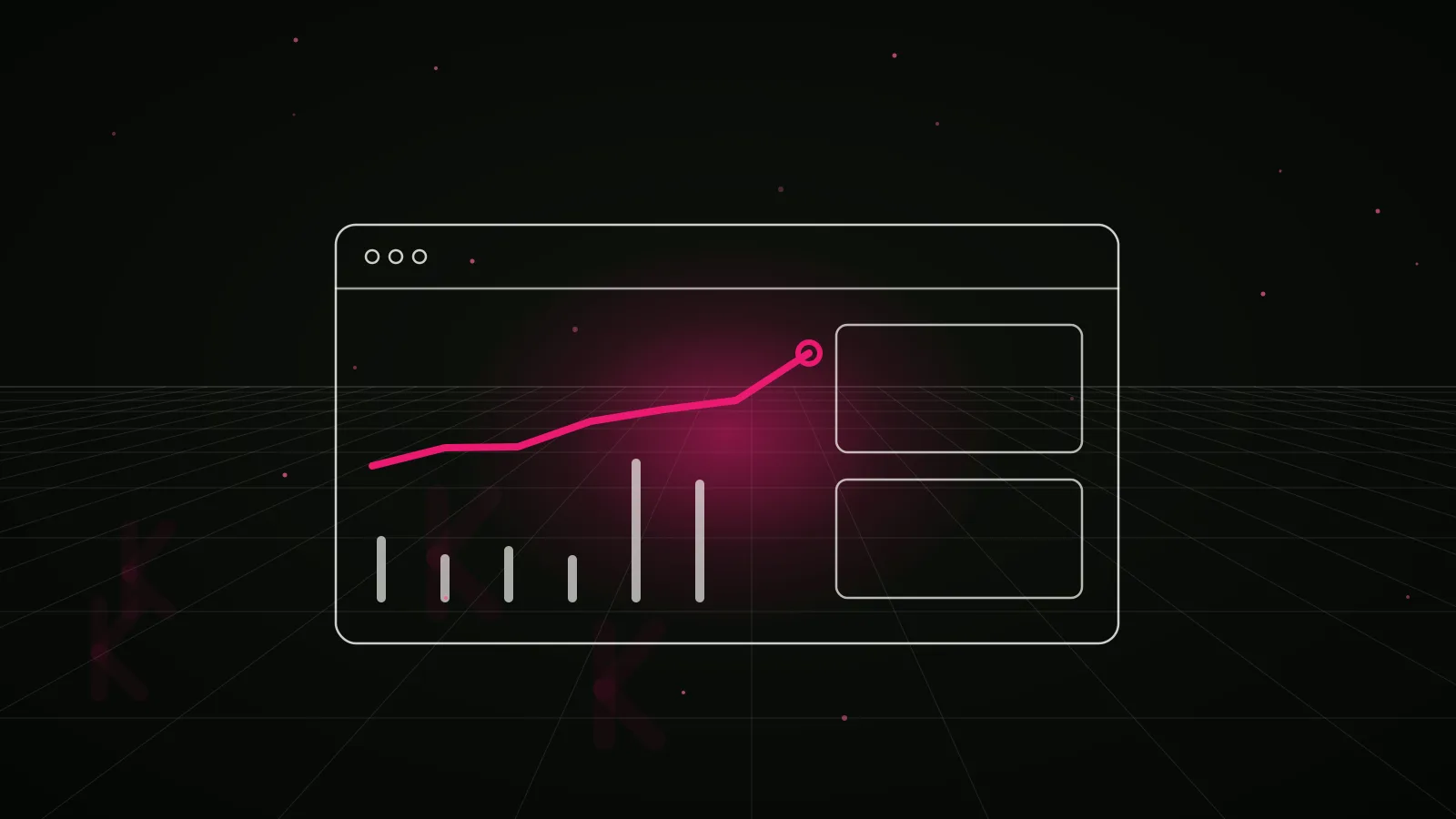 crypto marketing agency usa: results dashboard illustration