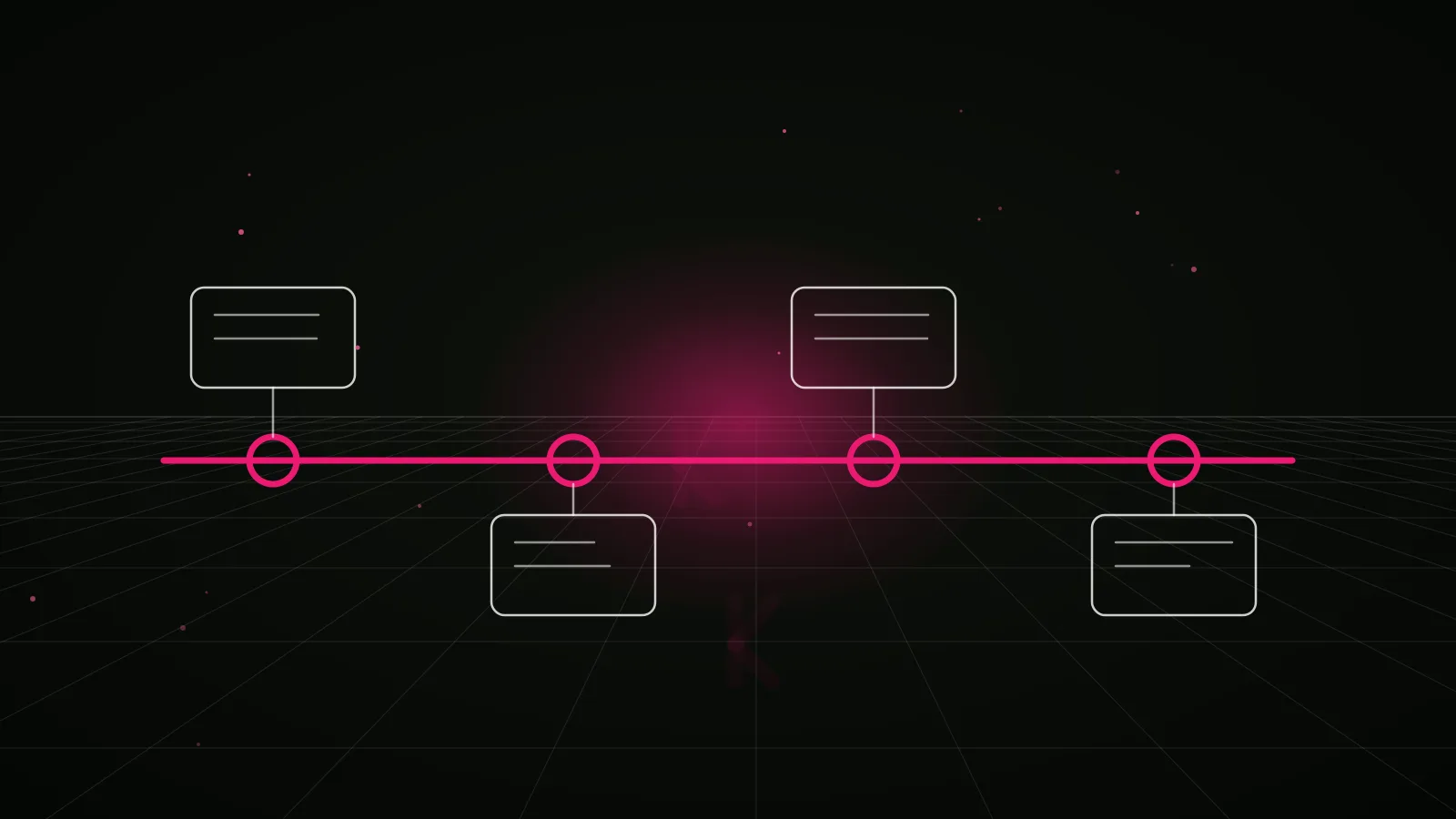 crypto marketing strategy: process timeline illustration