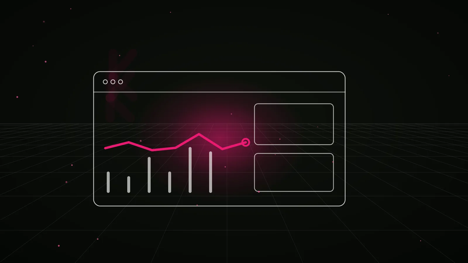 bitcoin marketing agency: results dashboard illustration