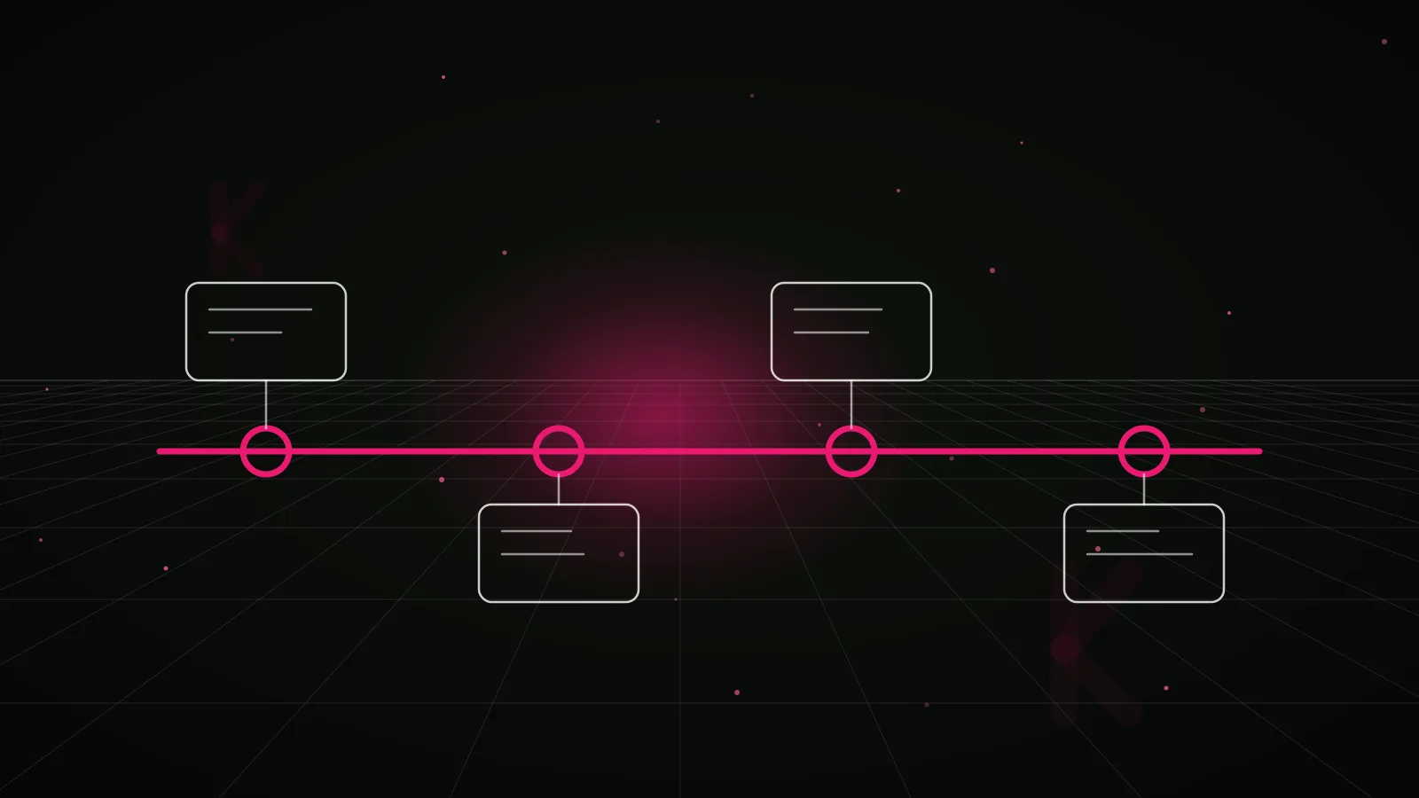 clipping agency: process timeline illustration