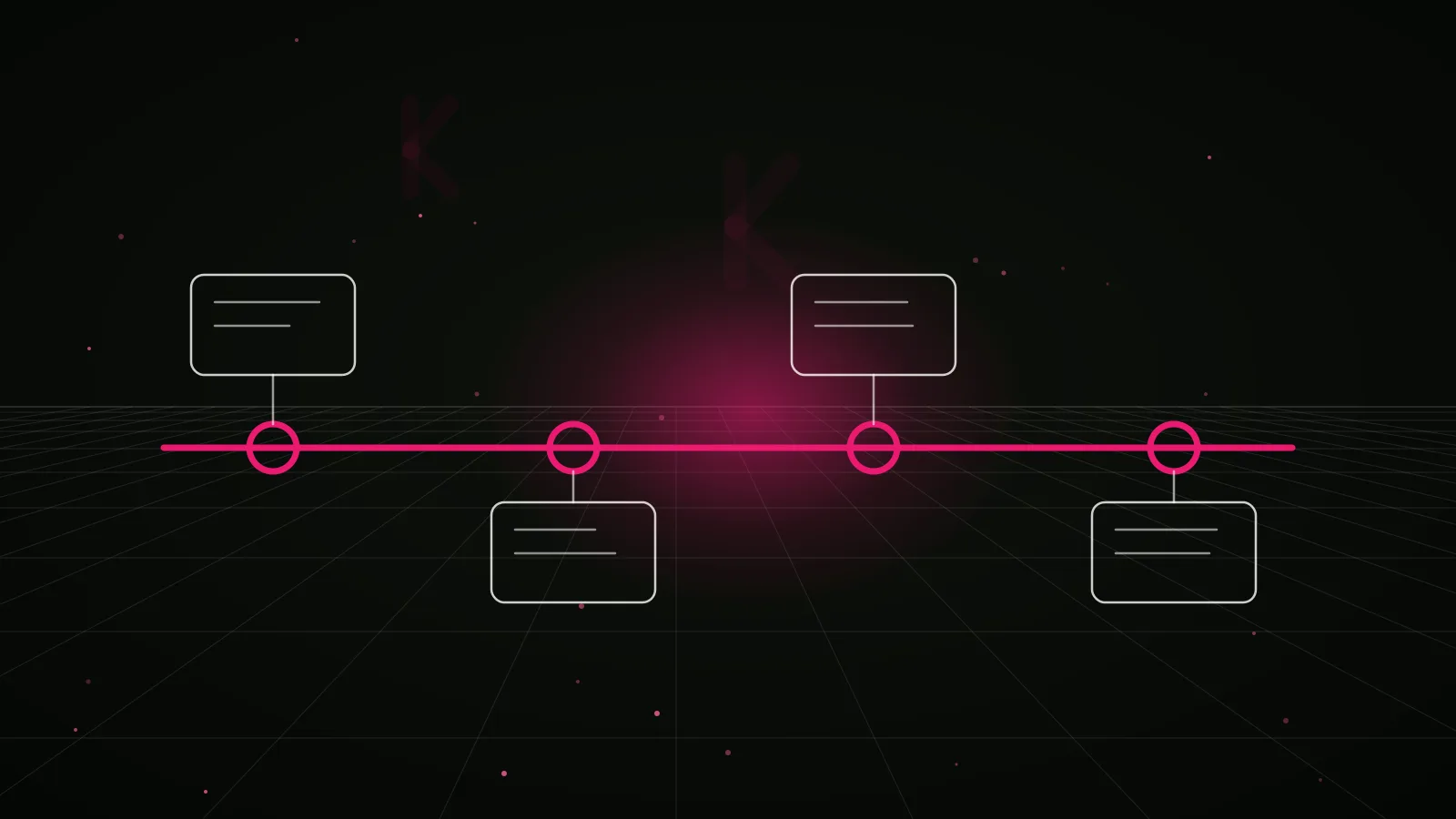 crypto aeo agency: process timeline illustration