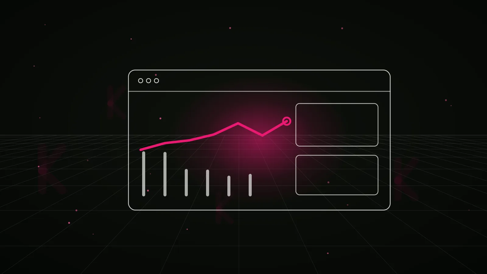 crypto aeo agency: results dashboard illustration