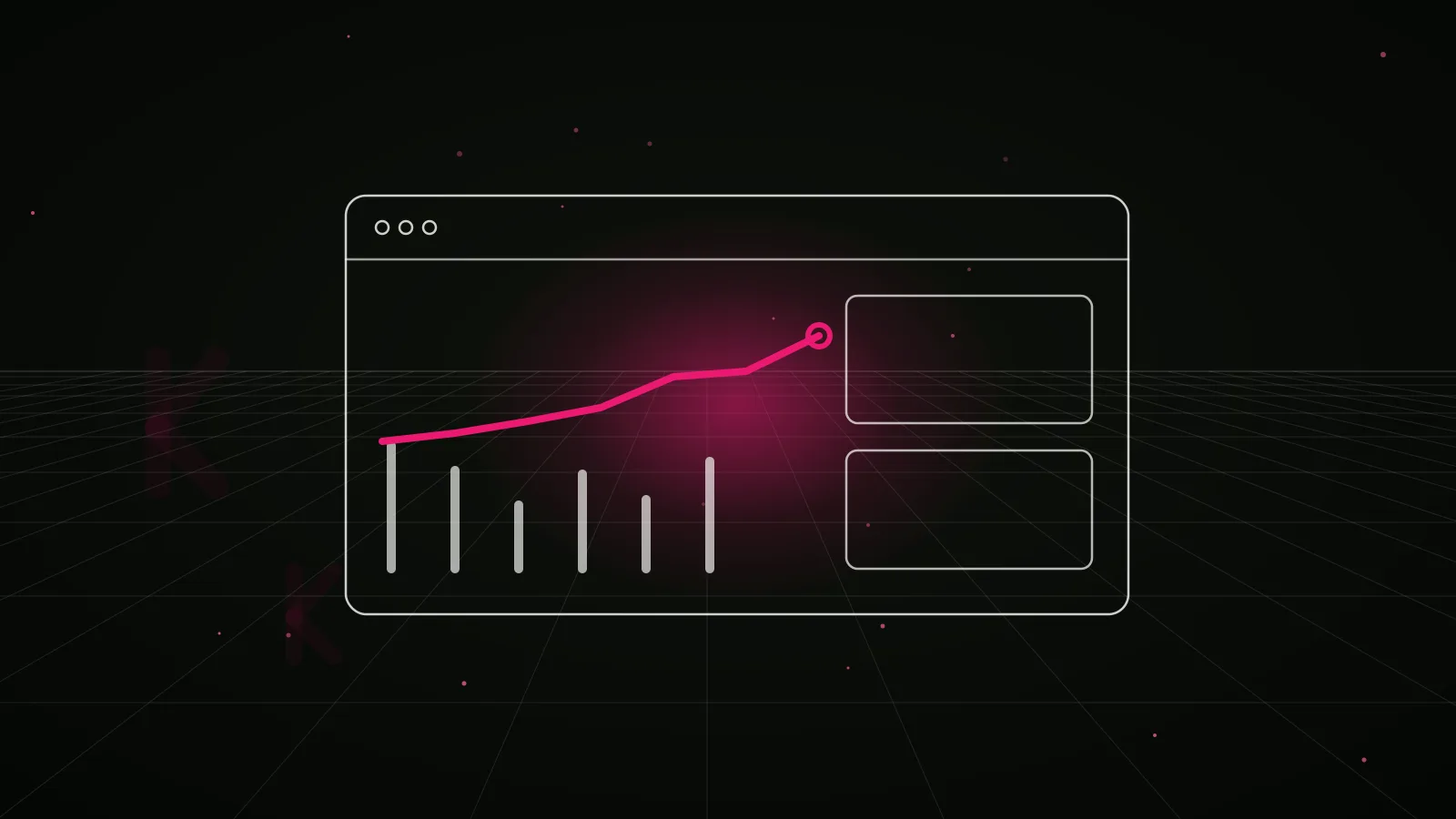 crypto market maker services: results dashboard illustration